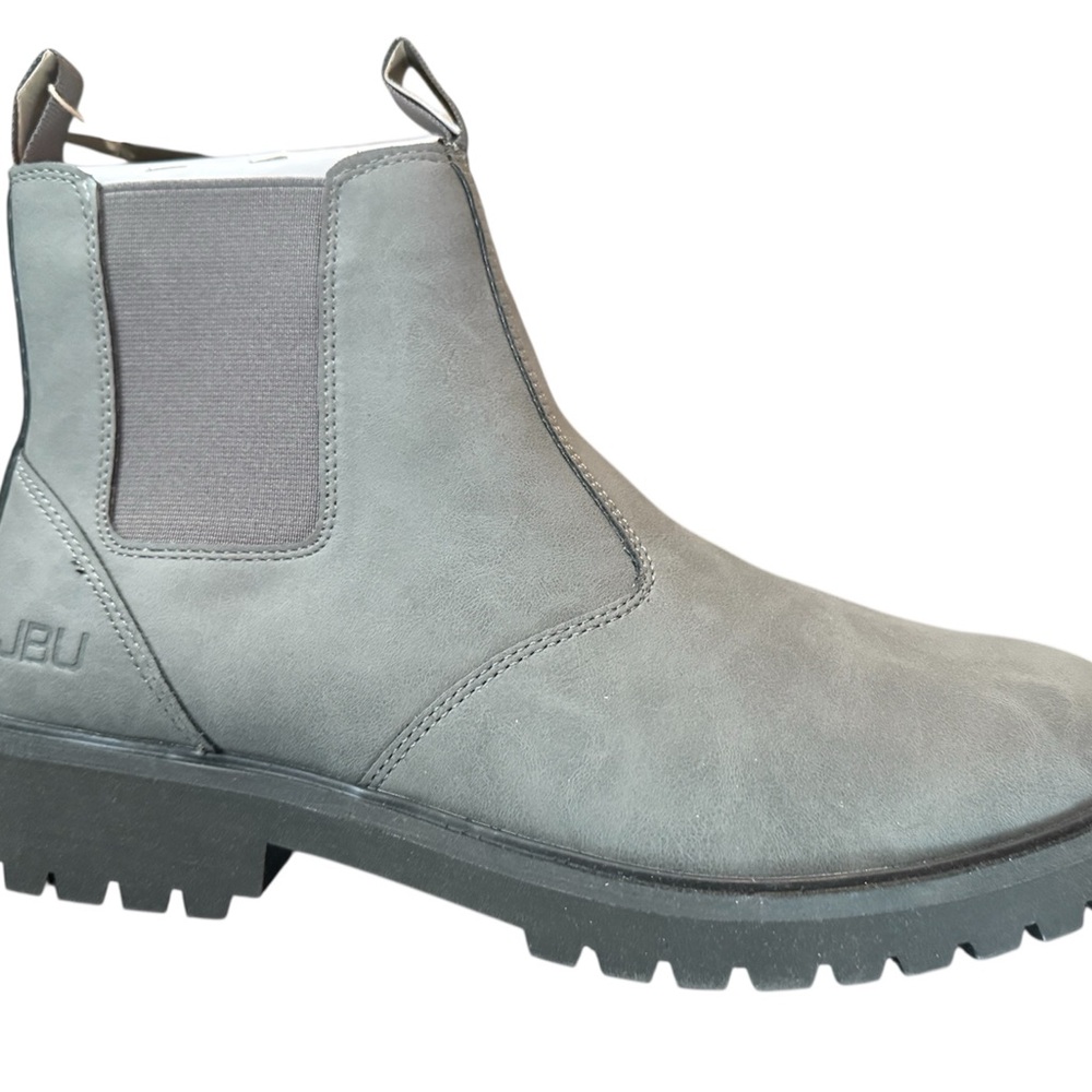 JBU Kai Slip and Water-Resistant Mens Chelsea Boot Grey New in Box with Tag - Picture 4 of 14